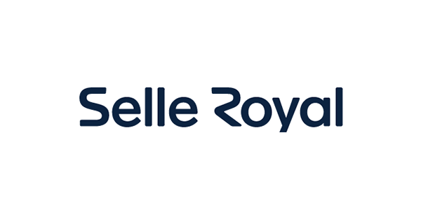 Logotipo Selle Royal, representando a parceria da Linbo Transportation Tech com a conceituada marca conhecida por selins de bicicleta premium e soluções de conforto.